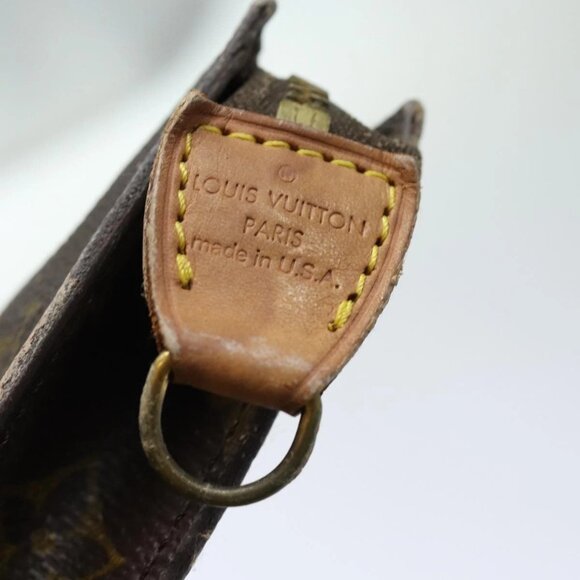 LOUIS VUITTON Monogram Bucket GM Pouch Accessory Pouch LV Auth 78579 - Picture 9 of 16